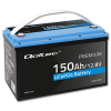 Akumulator Litowy QOLTEC LiFePO4 150Ah PREMIUM Line 12V BMS 150A 13,3kg